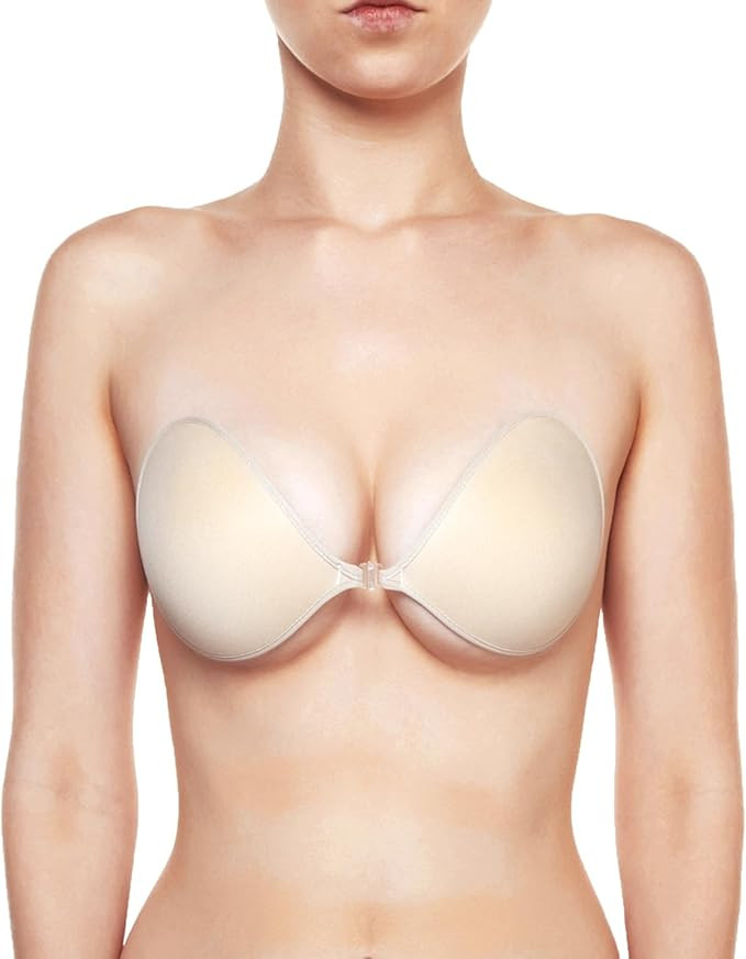The NuBra Feather-Lite Super Light Adhesive Bra #F700, Nude, B | Amazon (US)
