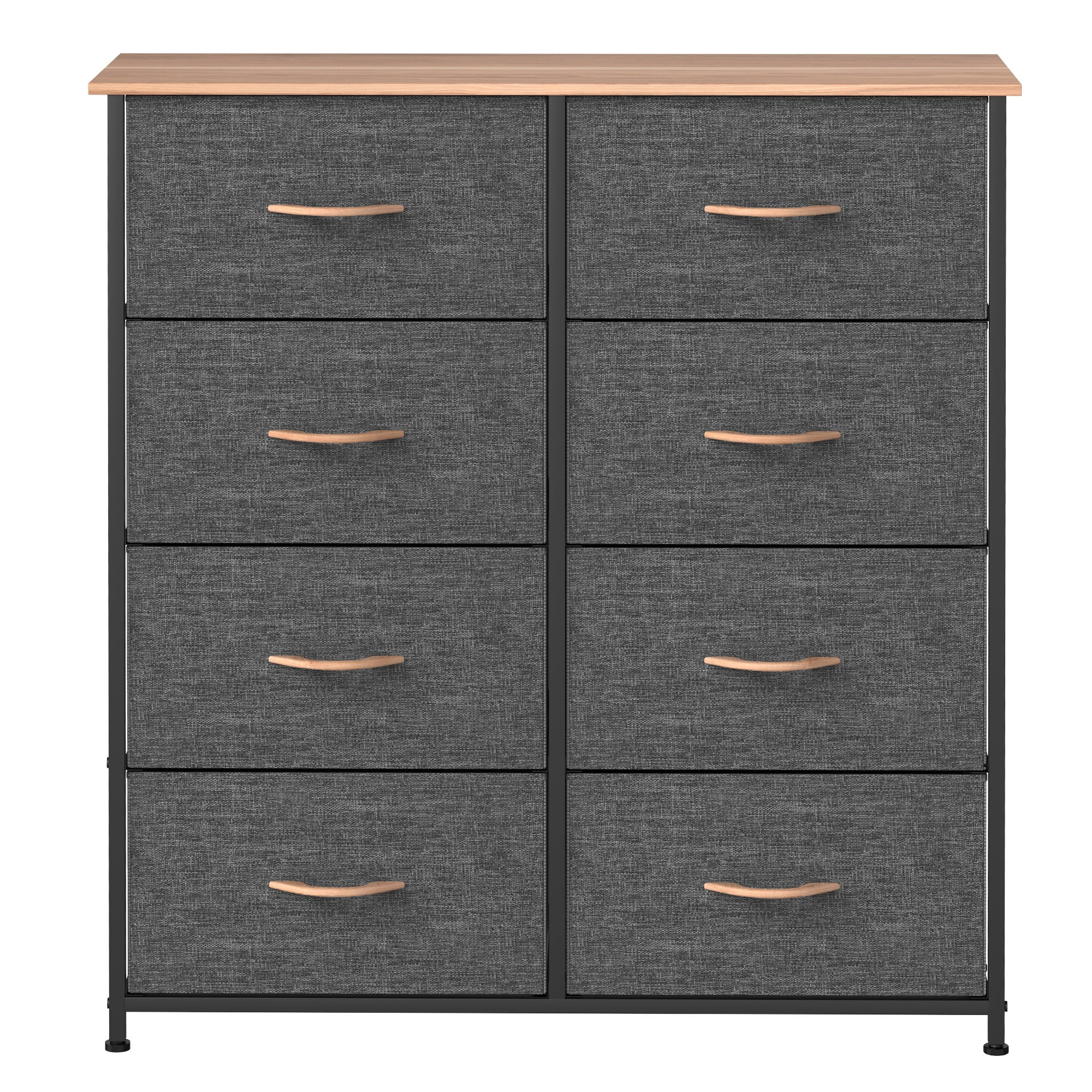 YITAHOME 8 Drawers Dresser Chest Storage Shelf Organizer for Living Room Bedroom | Walmart (US)