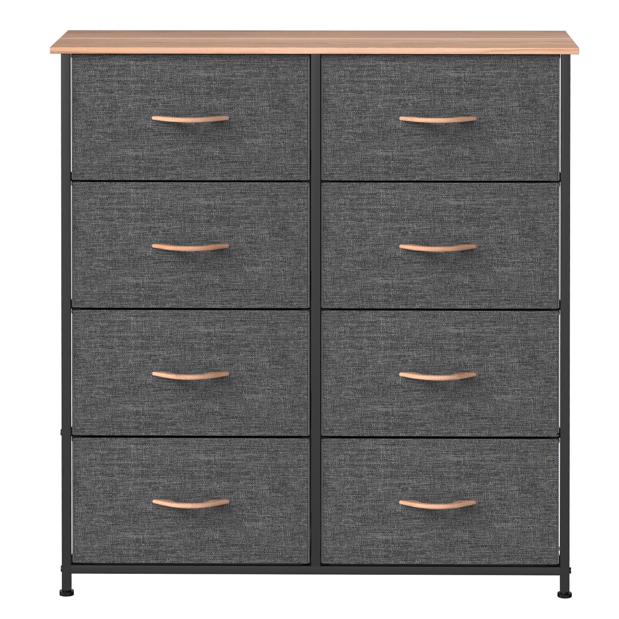 YITAHOME 8 Drawers Dresser Chest Storage Shelf Organizer for Living Room Bedroom | Walmart (US)
