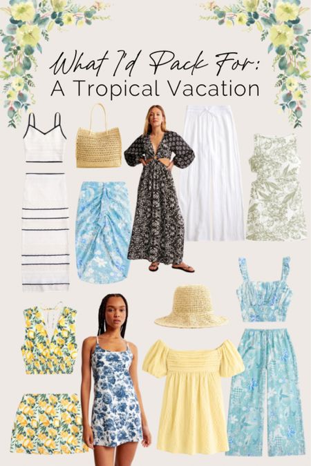 What I would pack for a tropical vacation! ☀️ everything is currently 15% off (dresses 20%) plus you can save an extra 15% off with the code JENREED

#LTKsalealert #LTKSeasonal #LTKfindsunder100