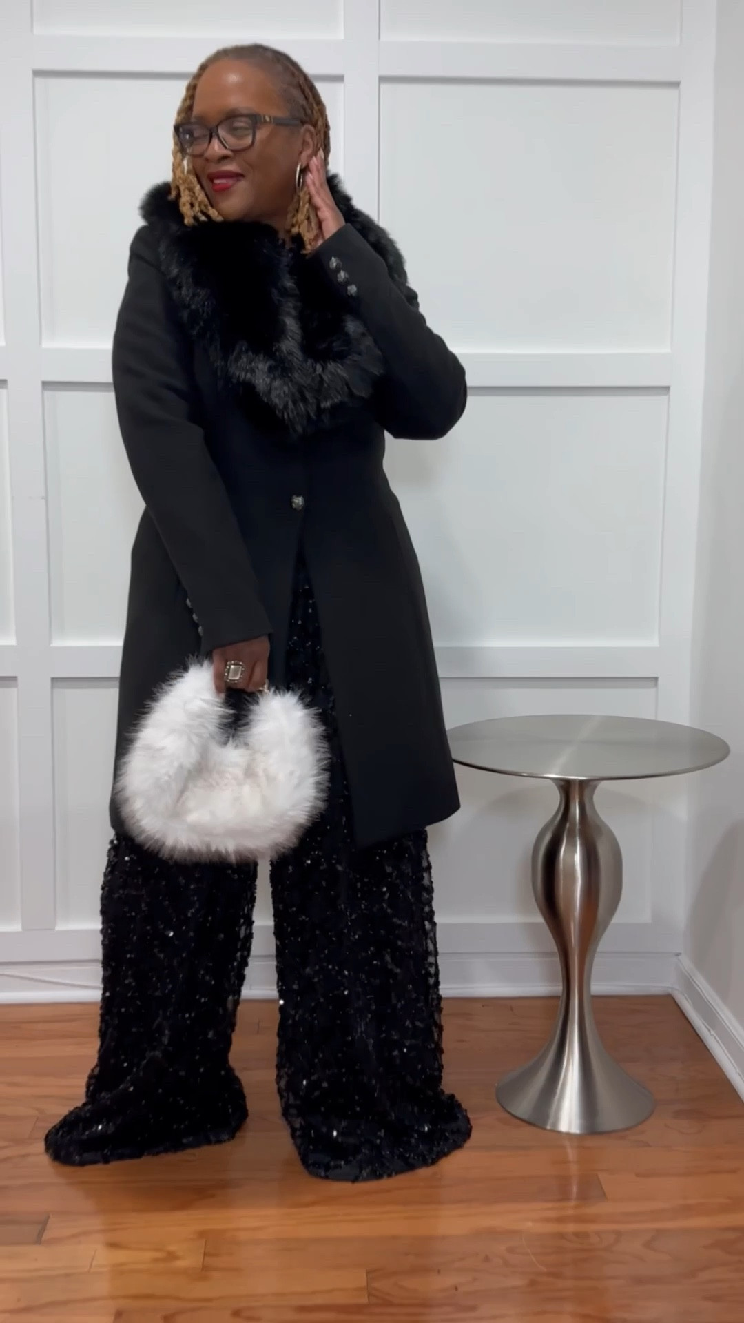 Black NYE sequin and lace outfit 

#LTKHoliday #LTKFindsUnder100 #LTKootd