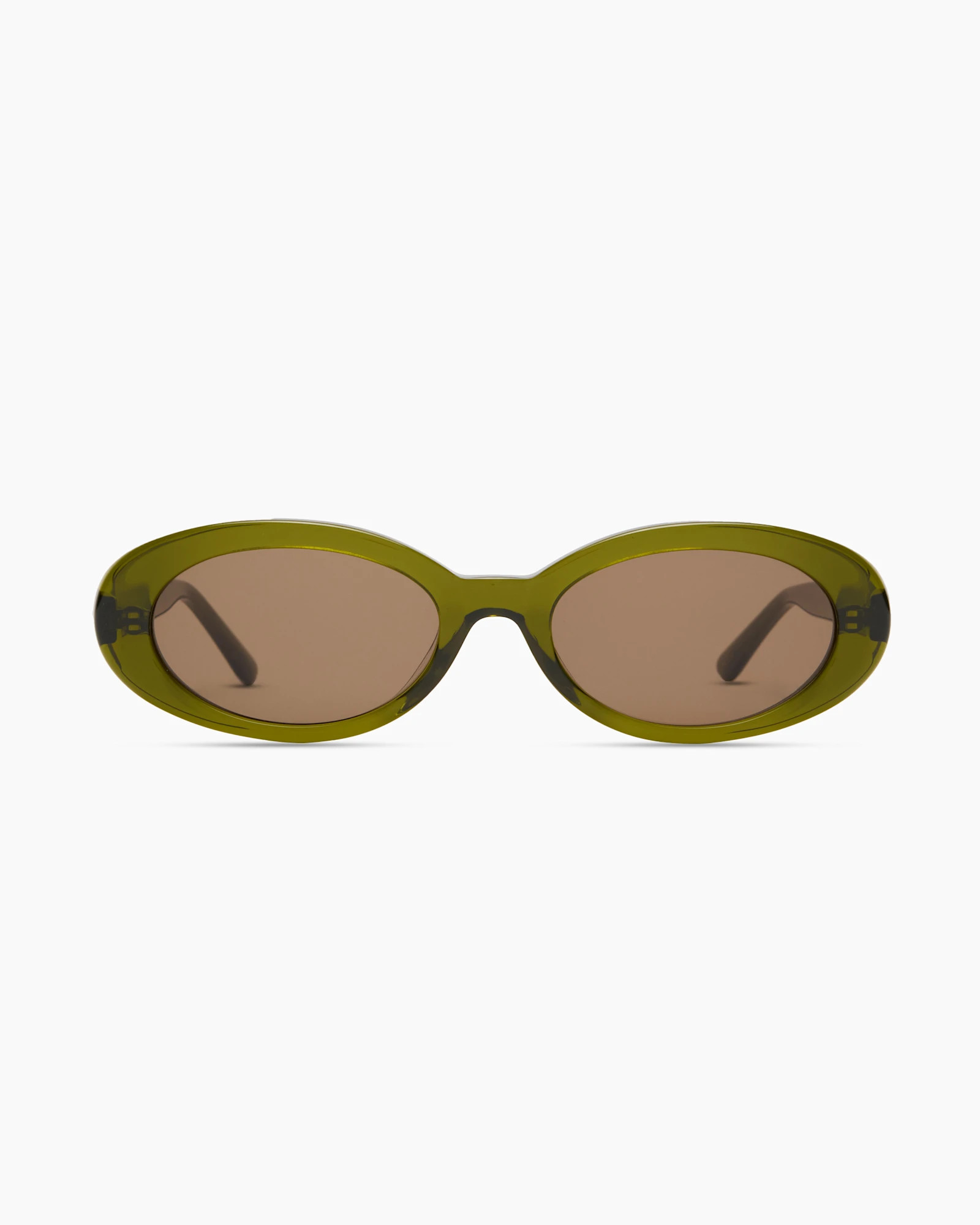 Bali Polarized Acetate Sunglasses in Moss with Brown lens | Quince