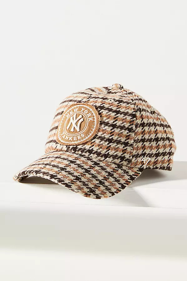 Yankees Patch Plaid Baseball Cap | Anthropologie (US)
