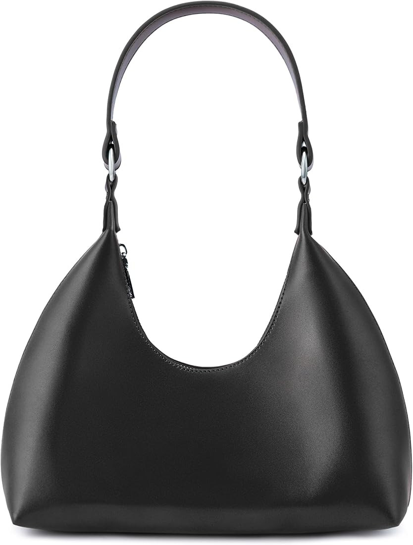 NIUEIMEE ZHOU Shoulder Bags for Women Retro Vegan Leather Tote Clutch Purses Hobo Handbags | Amazon (US)