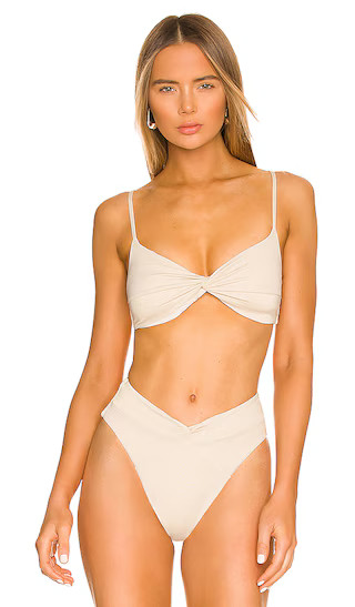 Ringo Bikini Top in Bone | Revolve Clothing (Global)