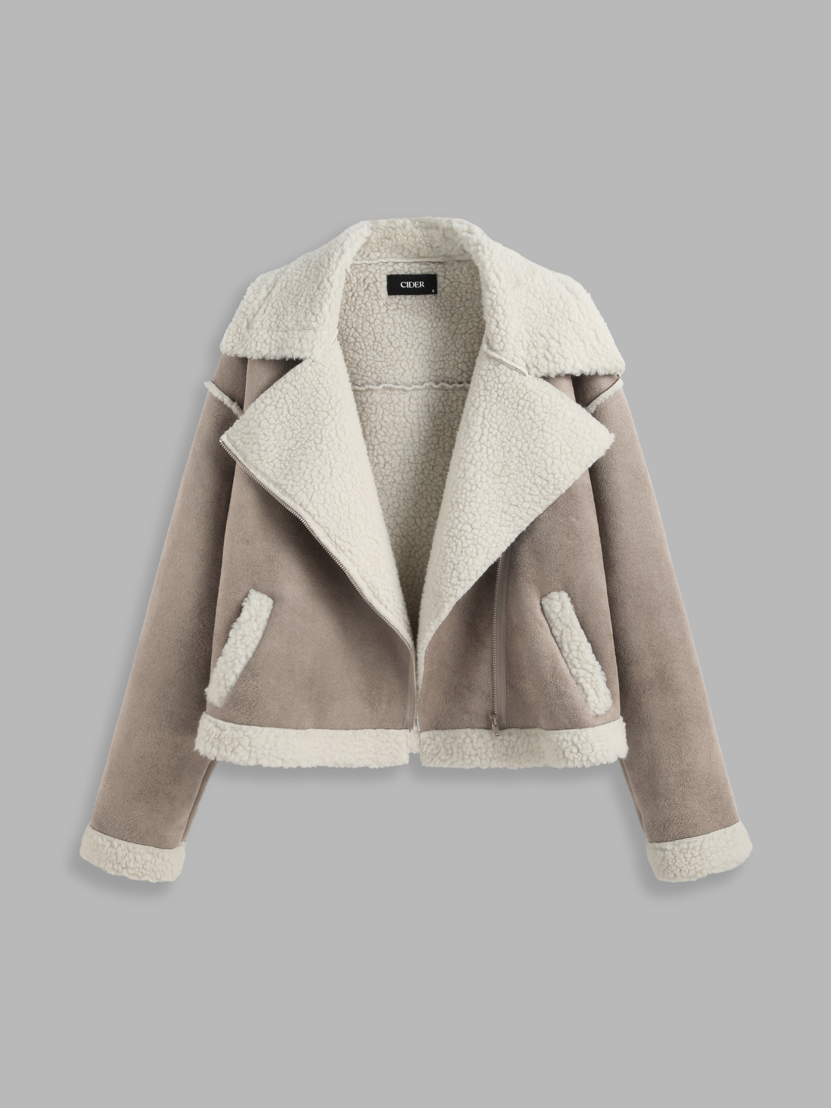 Faux Sherpa Jacket | Cider