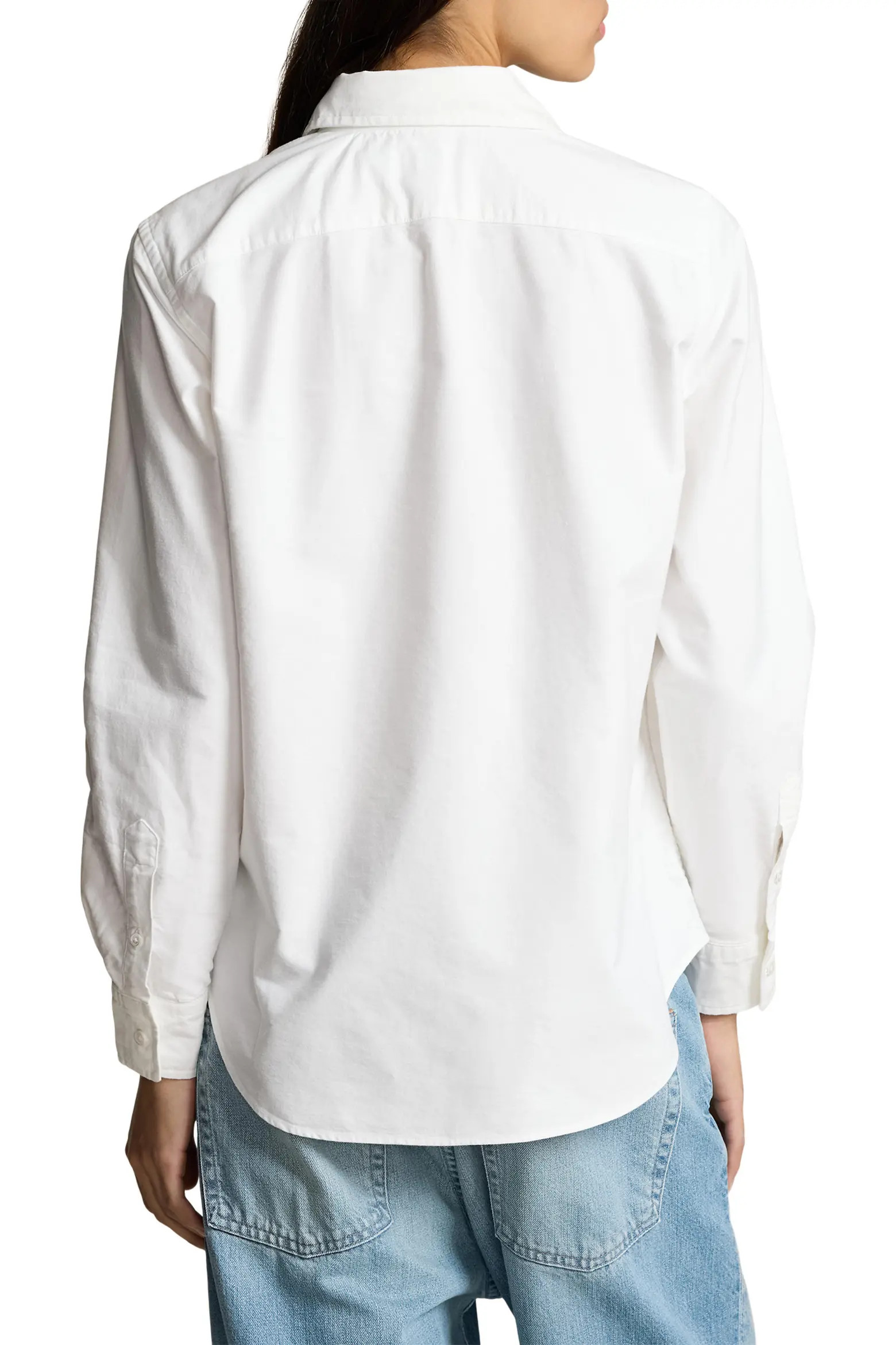 Polo Ralph Lauren Oxford Cotton Button-Up Shirt (Women) | Nordstrom | Nordstrom