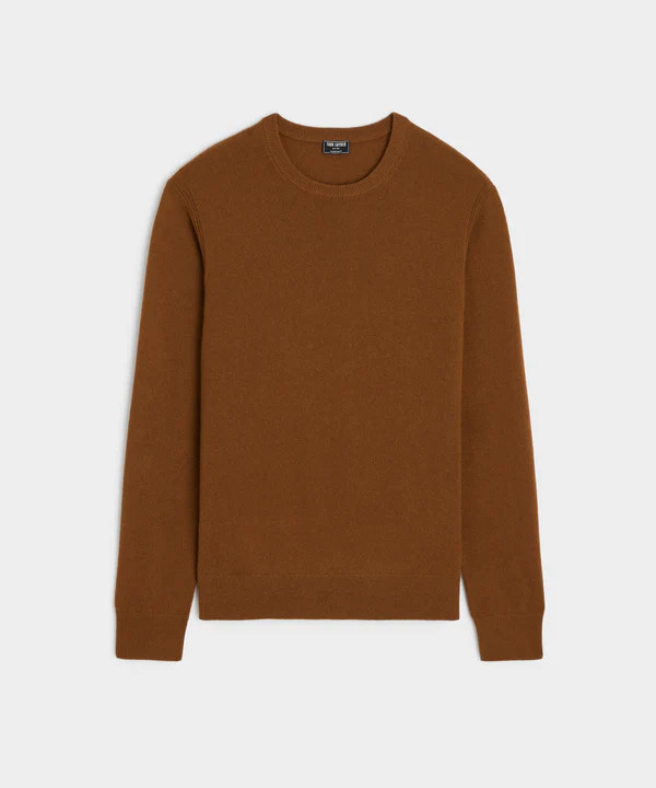Cashmere Crewneck in Toasted Coconut | Todd Snyder