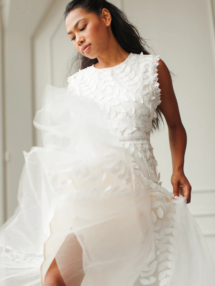 Leonnie 3D Midi Dress | Confête