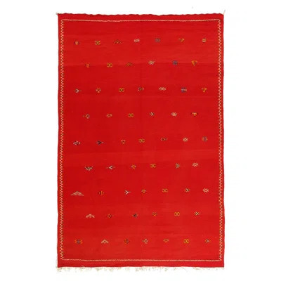 Schaeffer One-of-a-Kind 6'2" x 10'2" 1970s Area Rug in Red | Wayfair North America