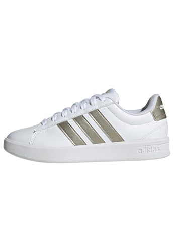 adidas Women's Grand Court 3.0, White/Cyber Metallic, 11 | Amazon (US)