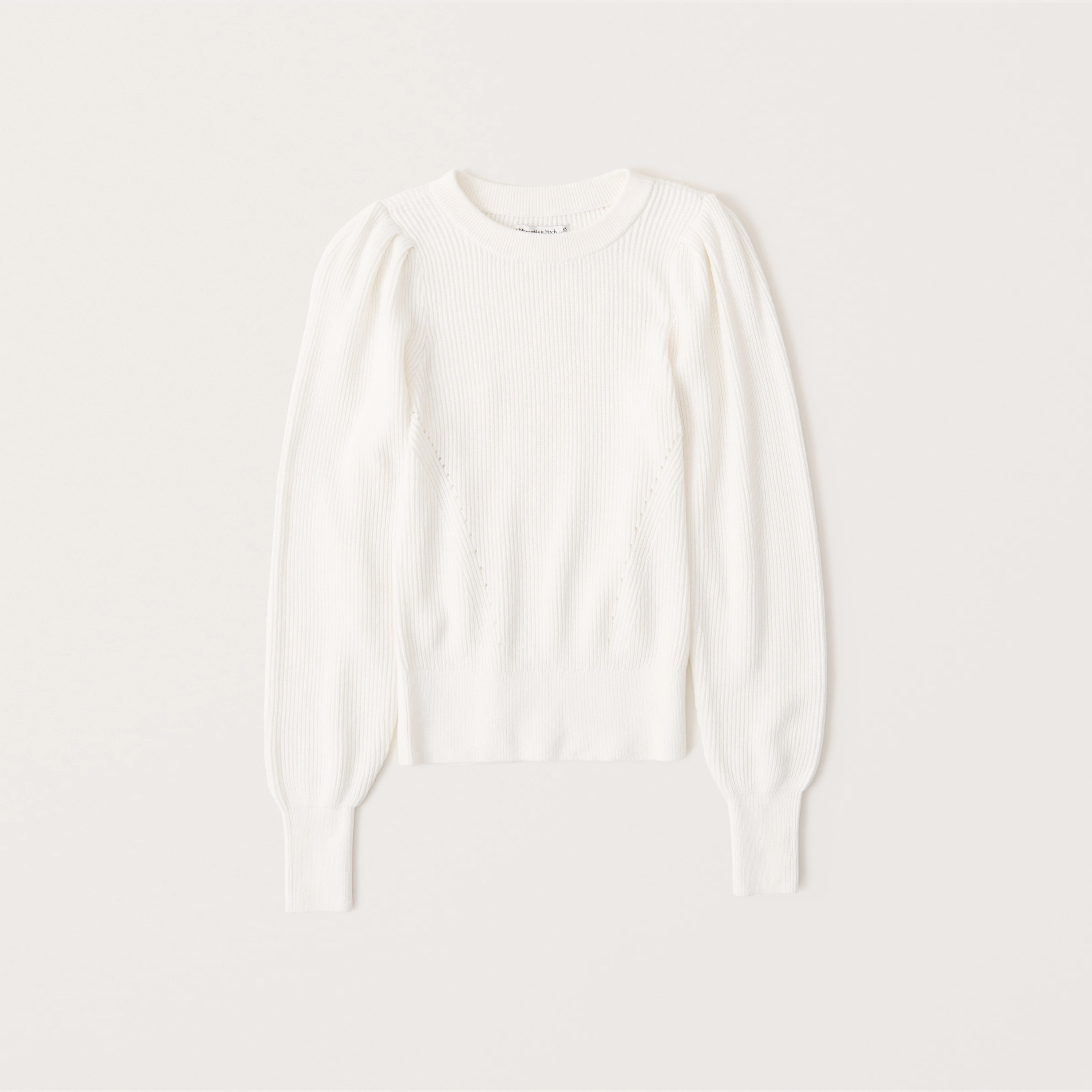 Ribbed Crewneck Sweater | Abercrombie & Fitch (US)
