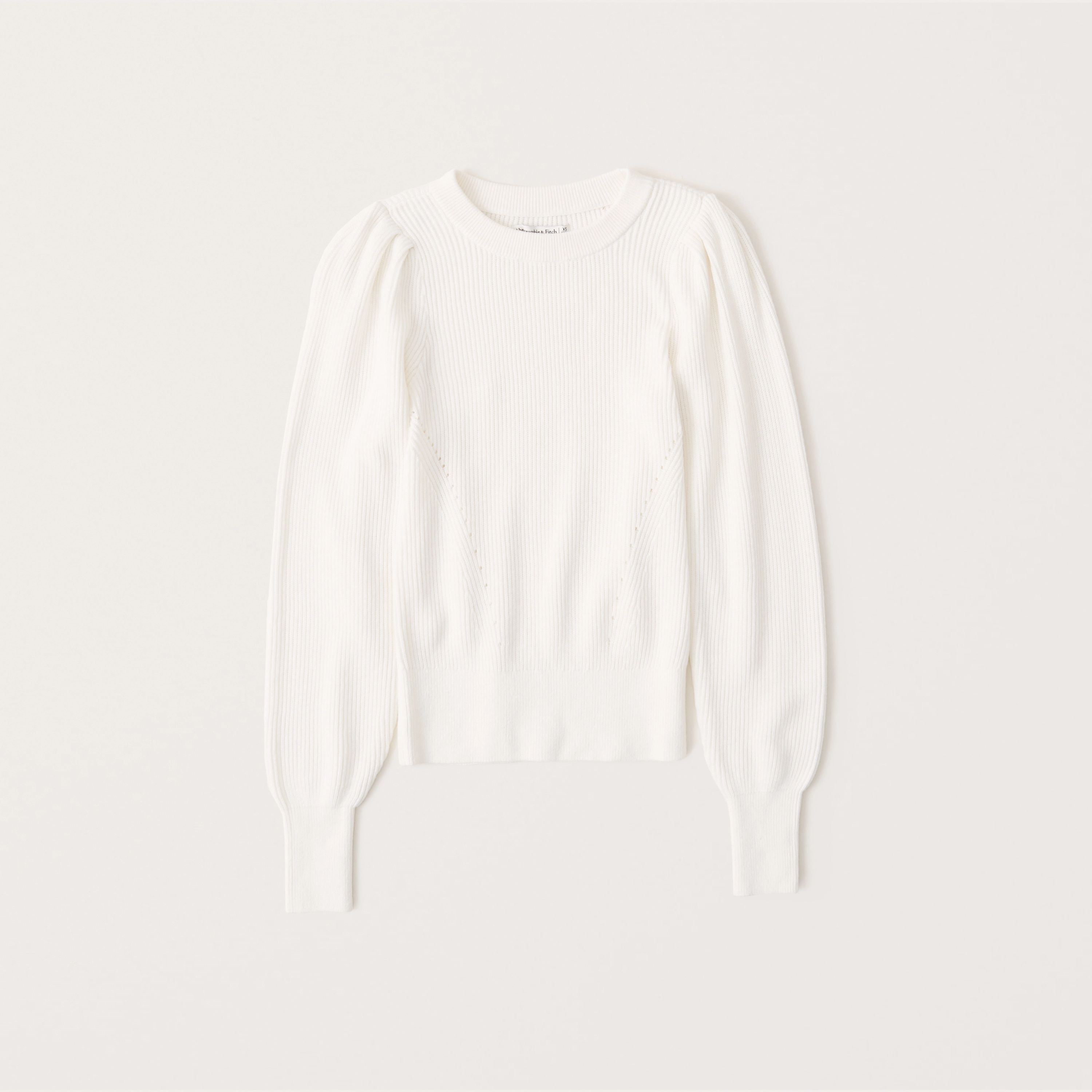 Ribbed Crewneck Sweater | Abercrombie & Fitch (US)