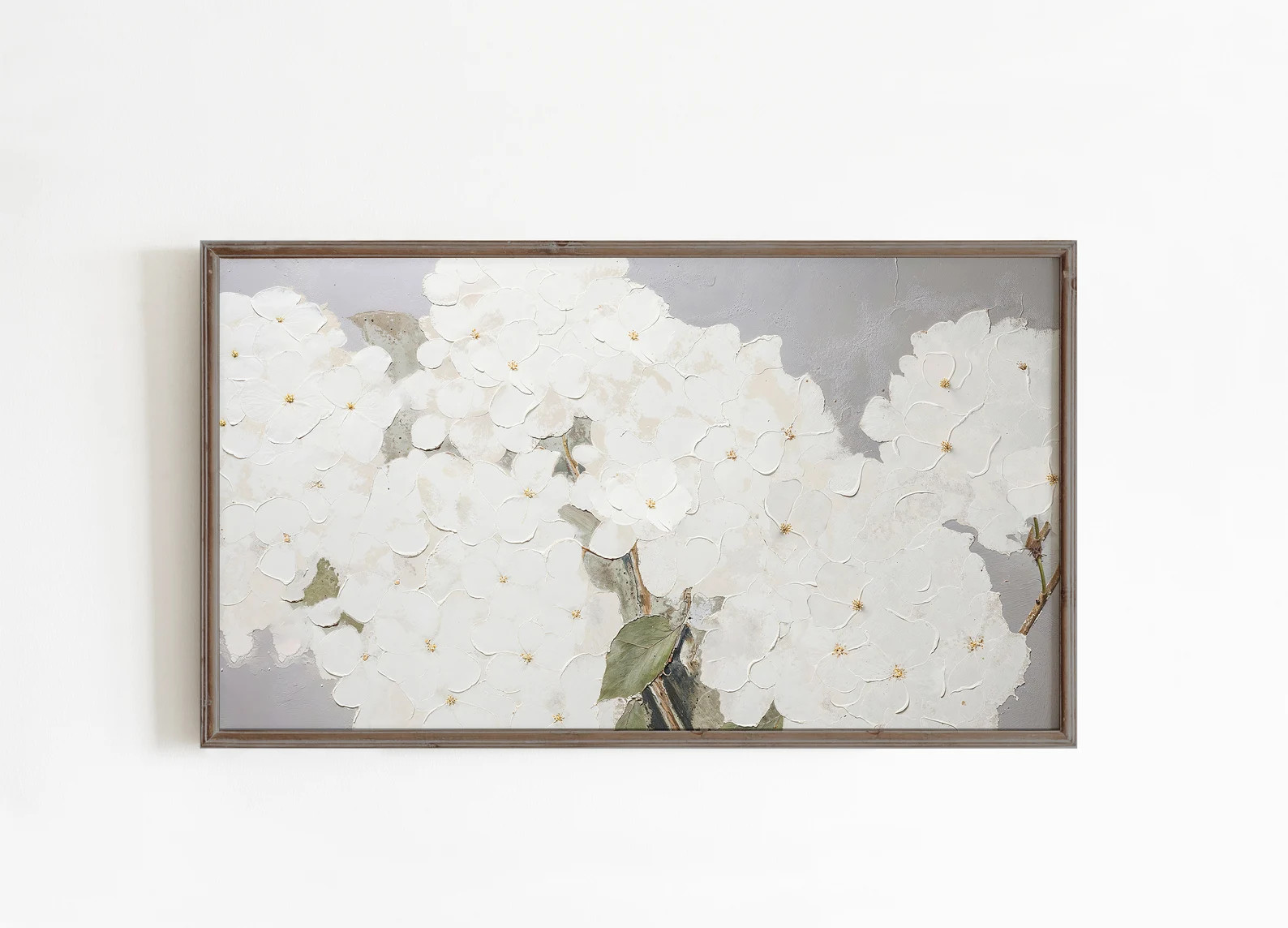 Hydrangea Frame TV Art: Summer Floral Screensaver , Digital Download - Etsy | Etsy (US)