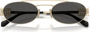 53mm Oval Sunglasses | Nordstrom