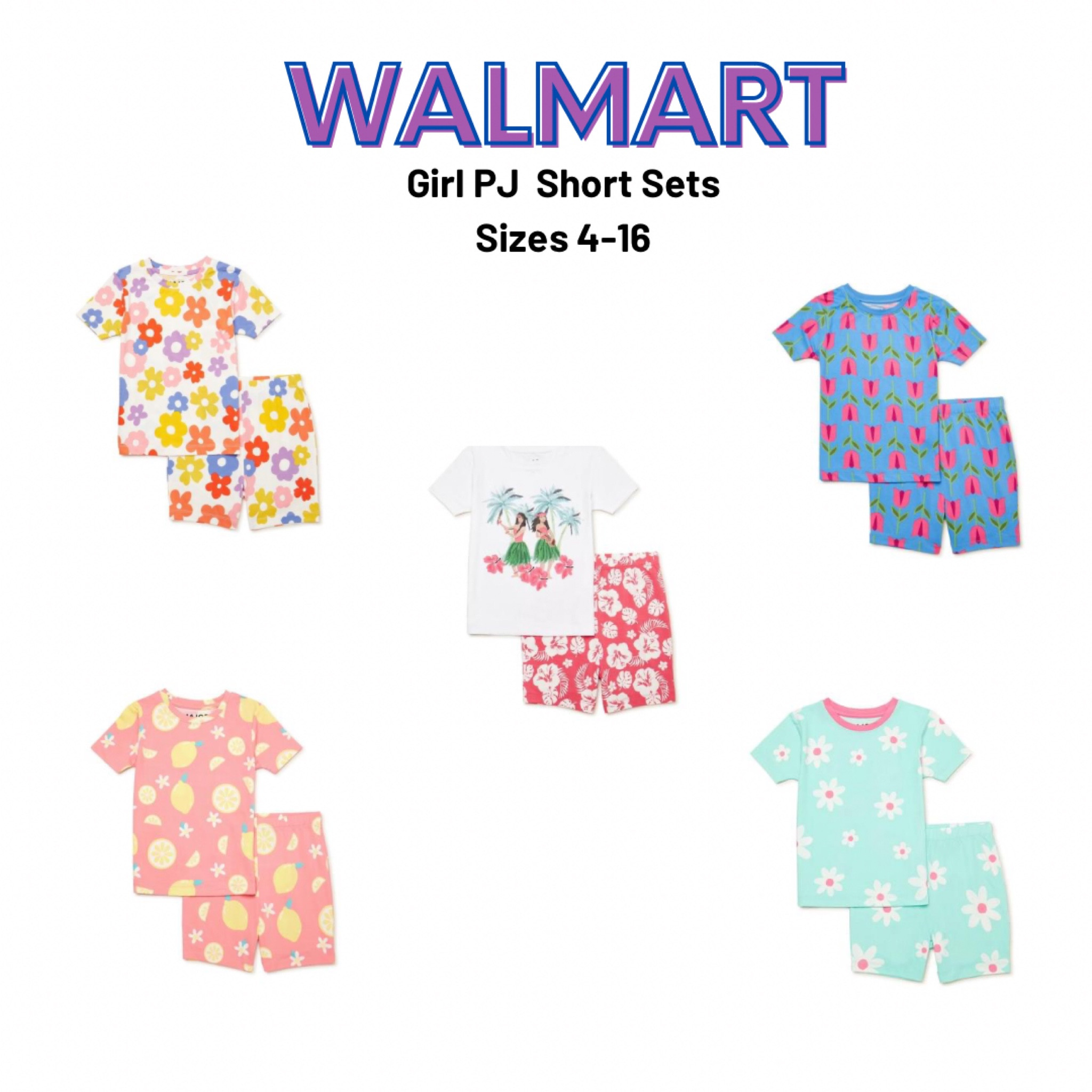 These PJS are soft, breathable, vibrant colored, and perfect sets for hot summer months! $15 at Walmart! 

#LTKkids #LTKSeasonal #LTKfamily