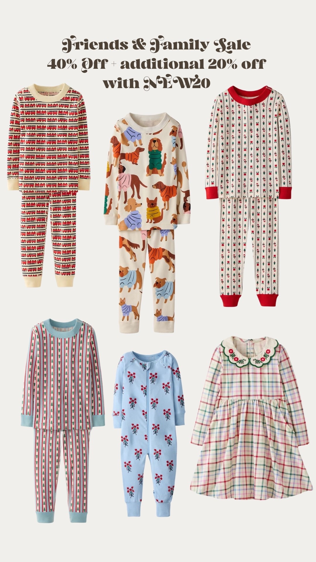 @hannaandersson holiday pajamas for toddlers and kids and baby! Holiday sale