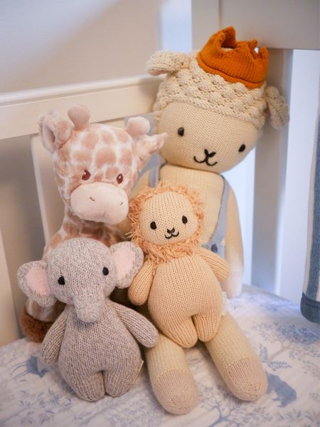 Stuffed animals for a baby boy nursery 

#LTKbaby