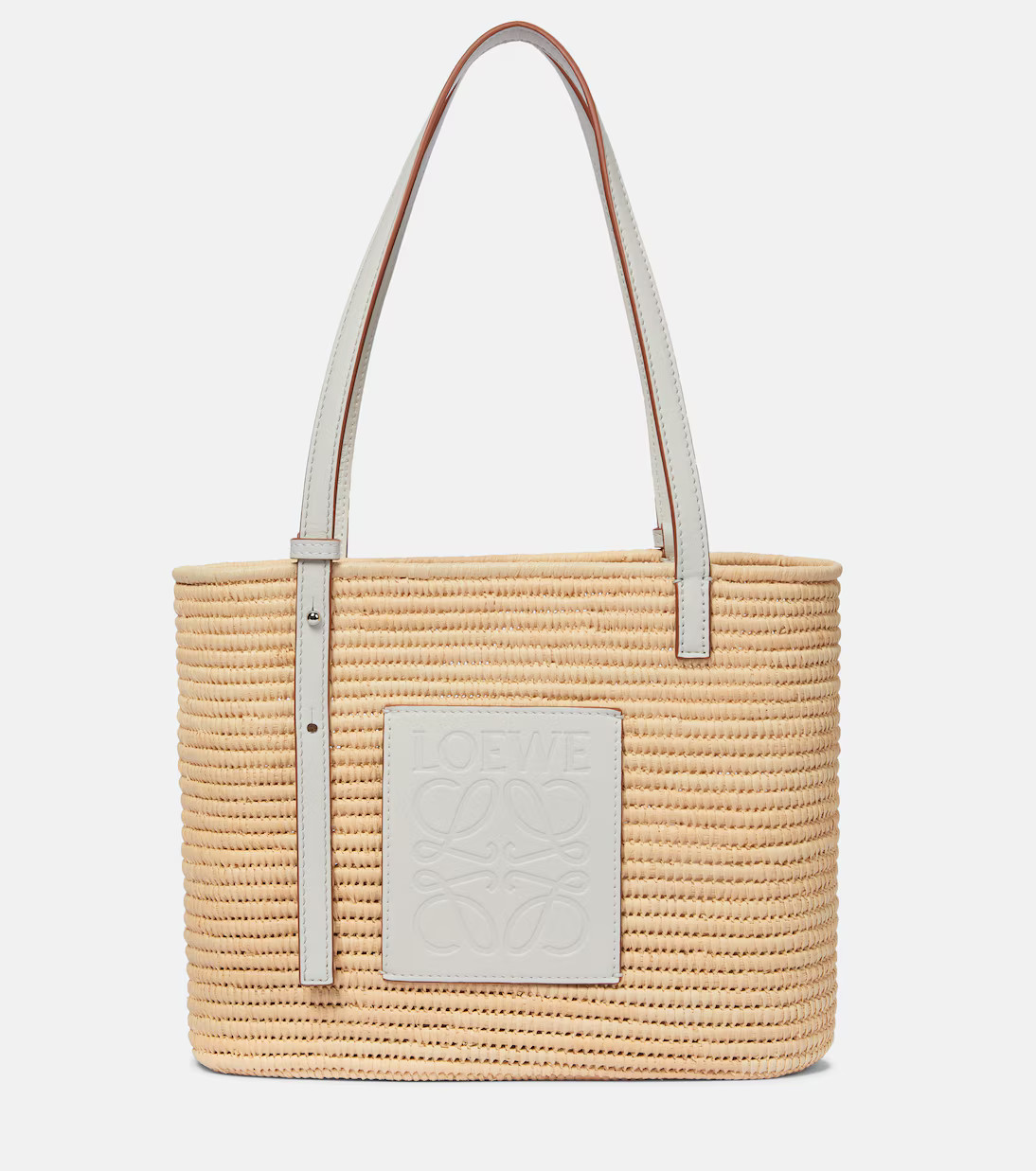 Paula's Ibiza Anagram Small raffia basket tote | Mytheresa (US/CA)