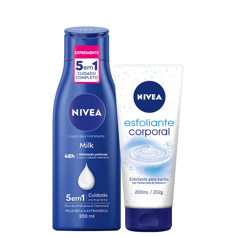 Kit com esfoliante e creme hidratante. Combina 2 produtos com ação esfoliante e emoliente. | Beleza Na Web (BR)