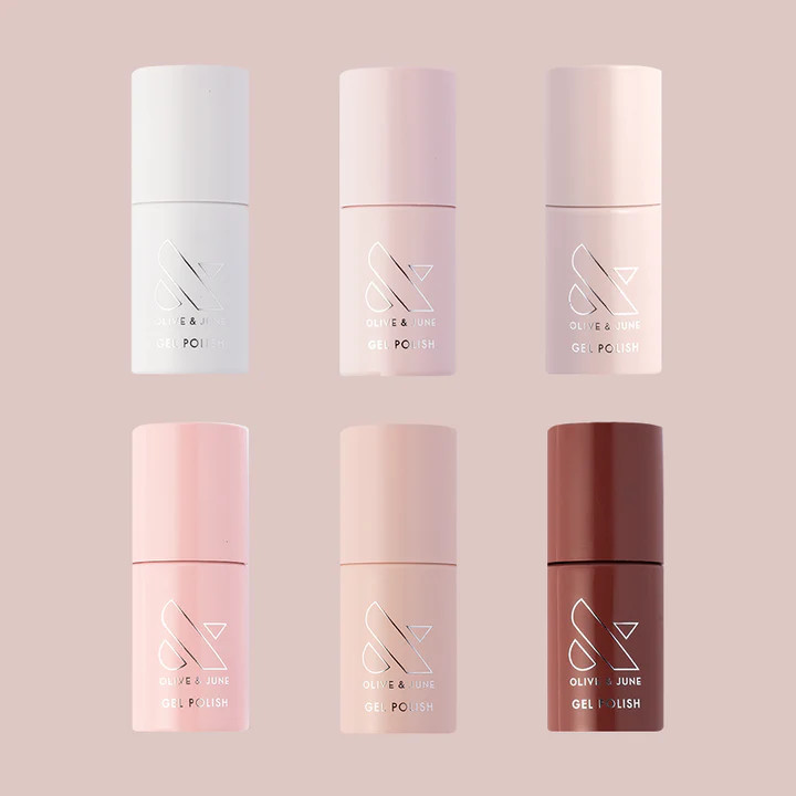 Sheer & Neutral Gel Polish Set | Olive & June