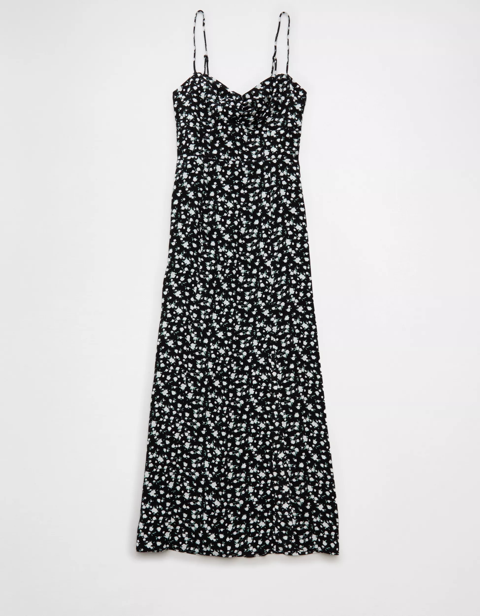 AE Catie Corset Column Midi Dress | American Eagle Outfitters (US & CA)