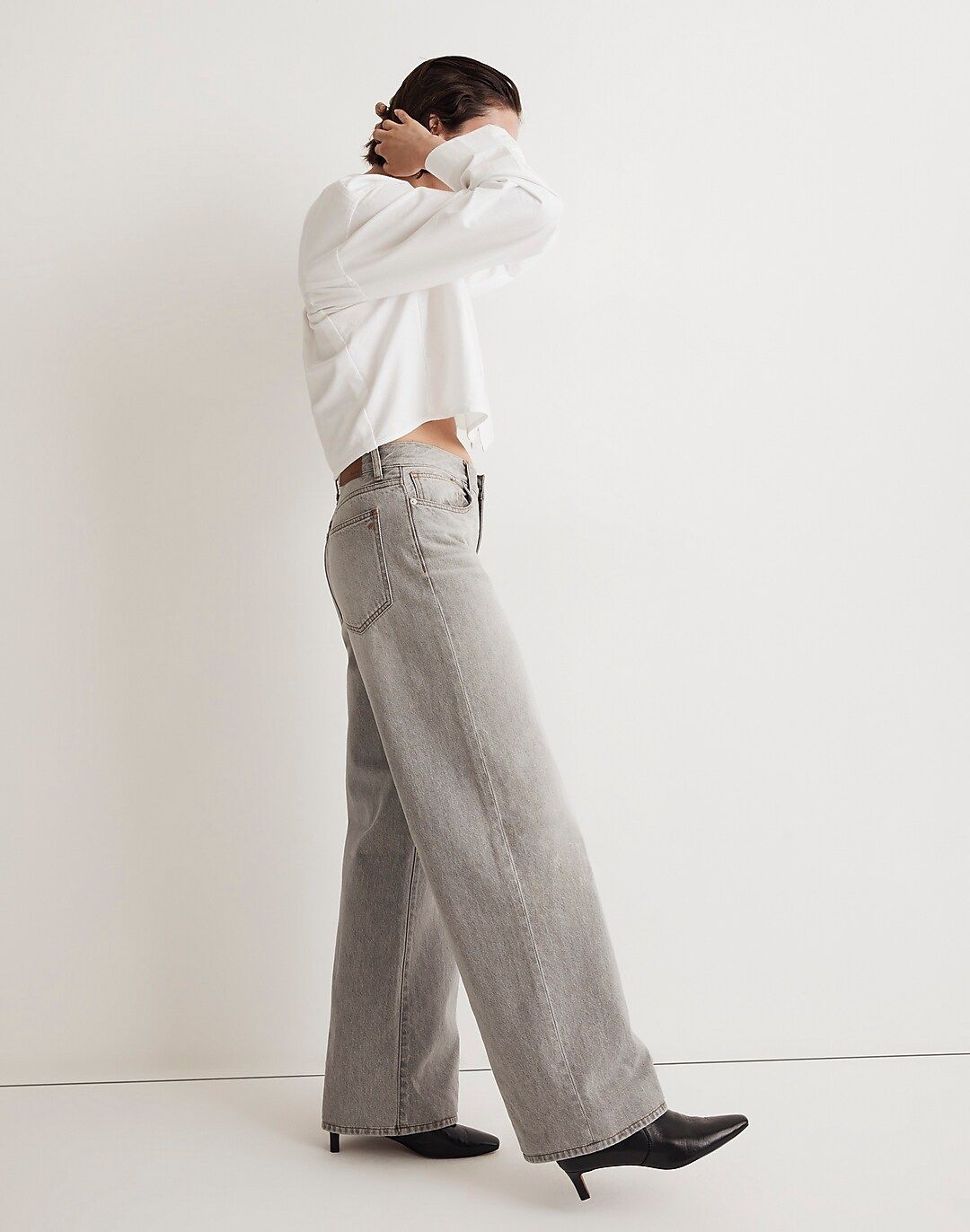The Signature Oxford Crop Shirt | Madewell