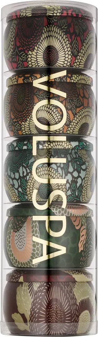Voluspa Japonica Set Of 5 Mini Tin Candles (Limited Edition) (Nordstrom Exclusive) $60 Value | No... | Nordstrom