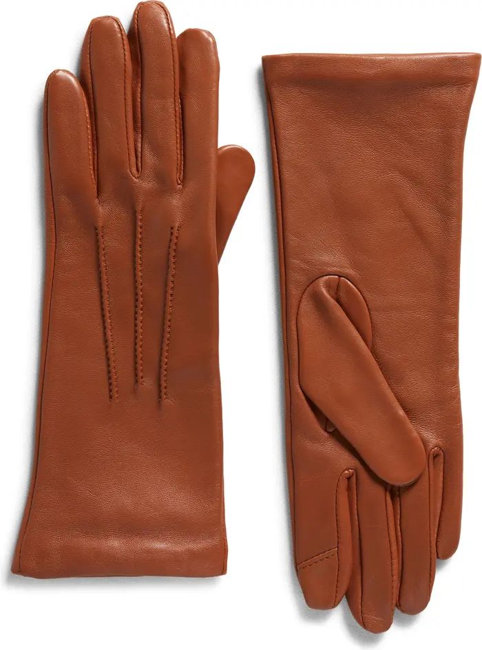 Points Leather Gloves | Nordstrom