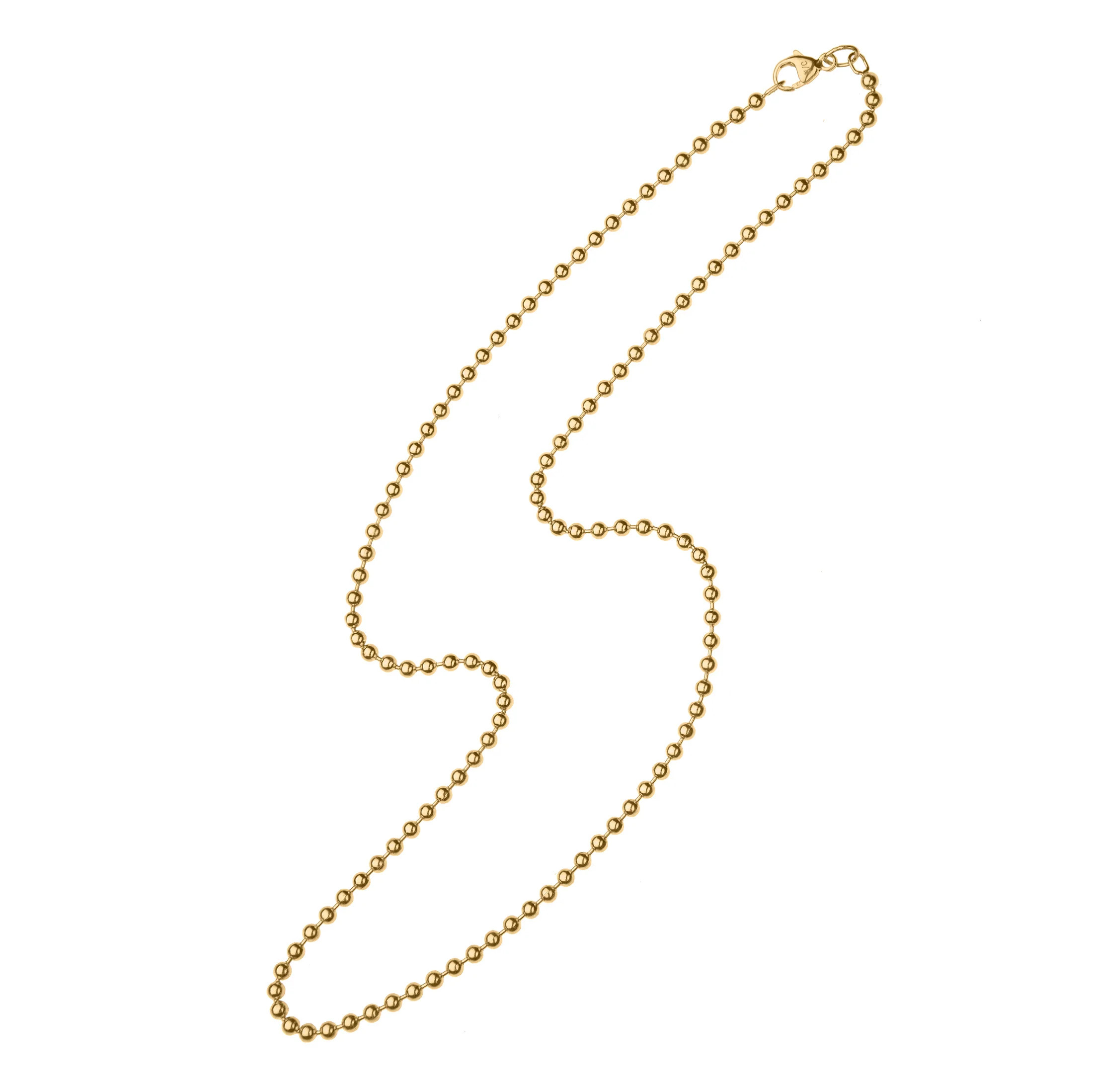 Gold-filled Ball Bead Chain | Jane Win