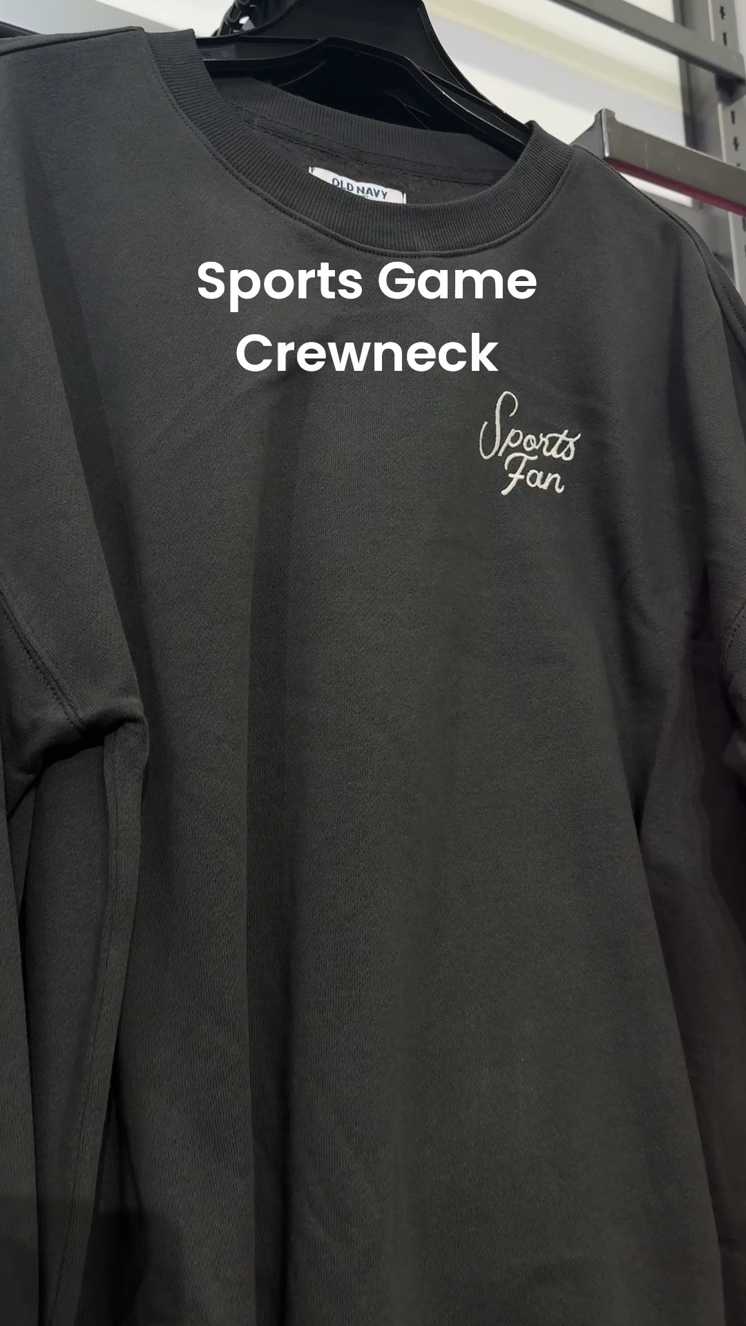 ON SALE RIGHT NOW!!! 

Need something to wear to your next sporting game? Found this and I love that it’s in black (goes with everything) 

SIZE UP 2 sizes for oversized fit 🤩

#LTKActive #LTKSaleAlert #LTKFindsUnder50