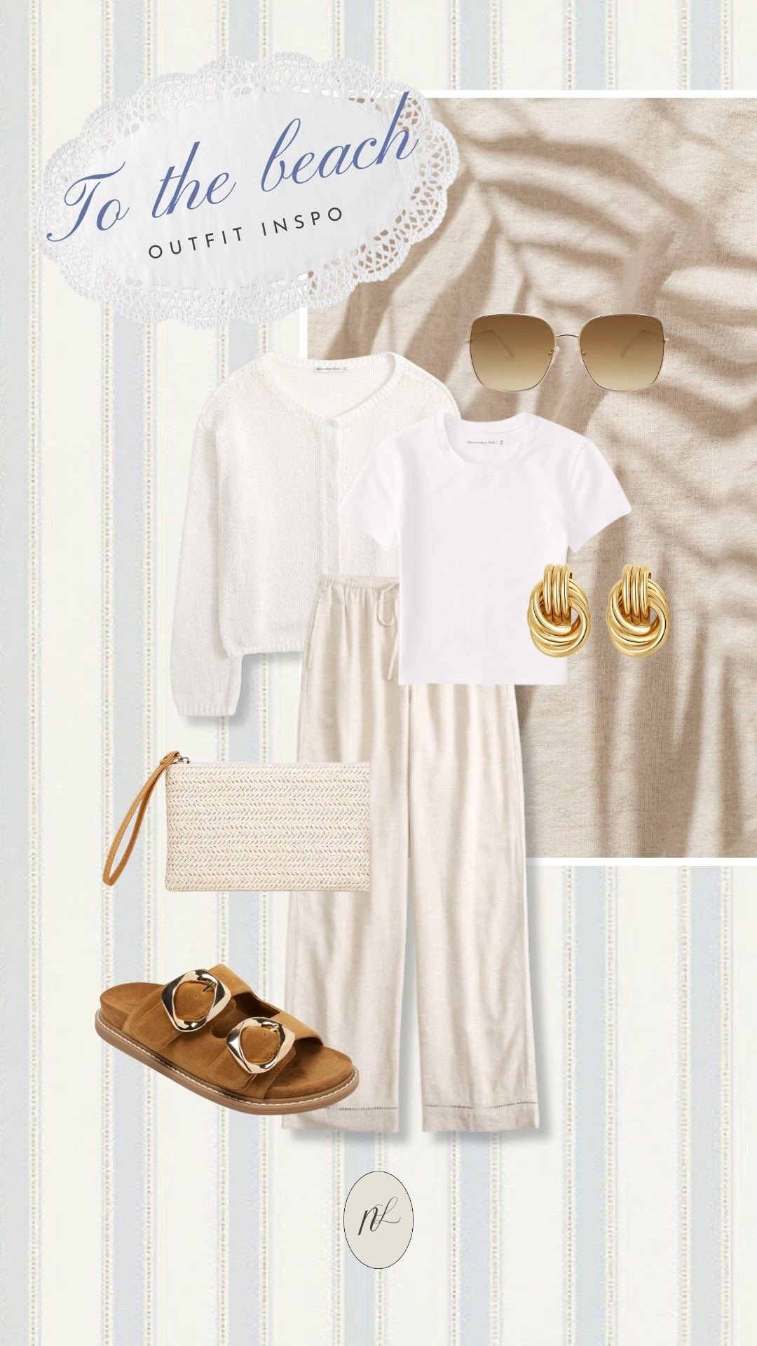 Summer beach day outfit inspo, beige accents and cotton pants.

#LTKdayinmylife #LTKootd #LTKU

Comment SHOP below to receive a DM with the link to this post on my LTK ⬇ https://liketk.it/6exxc

#LTKootd #LTKmomlife #LTKgrwm