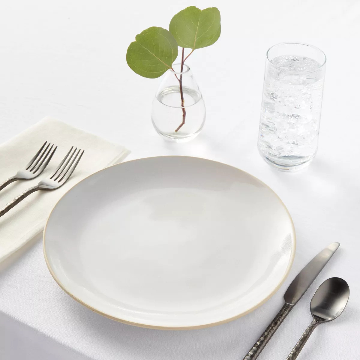 10" Stoneware Wethersfield Dinner Plate White - Threshold™ | Target