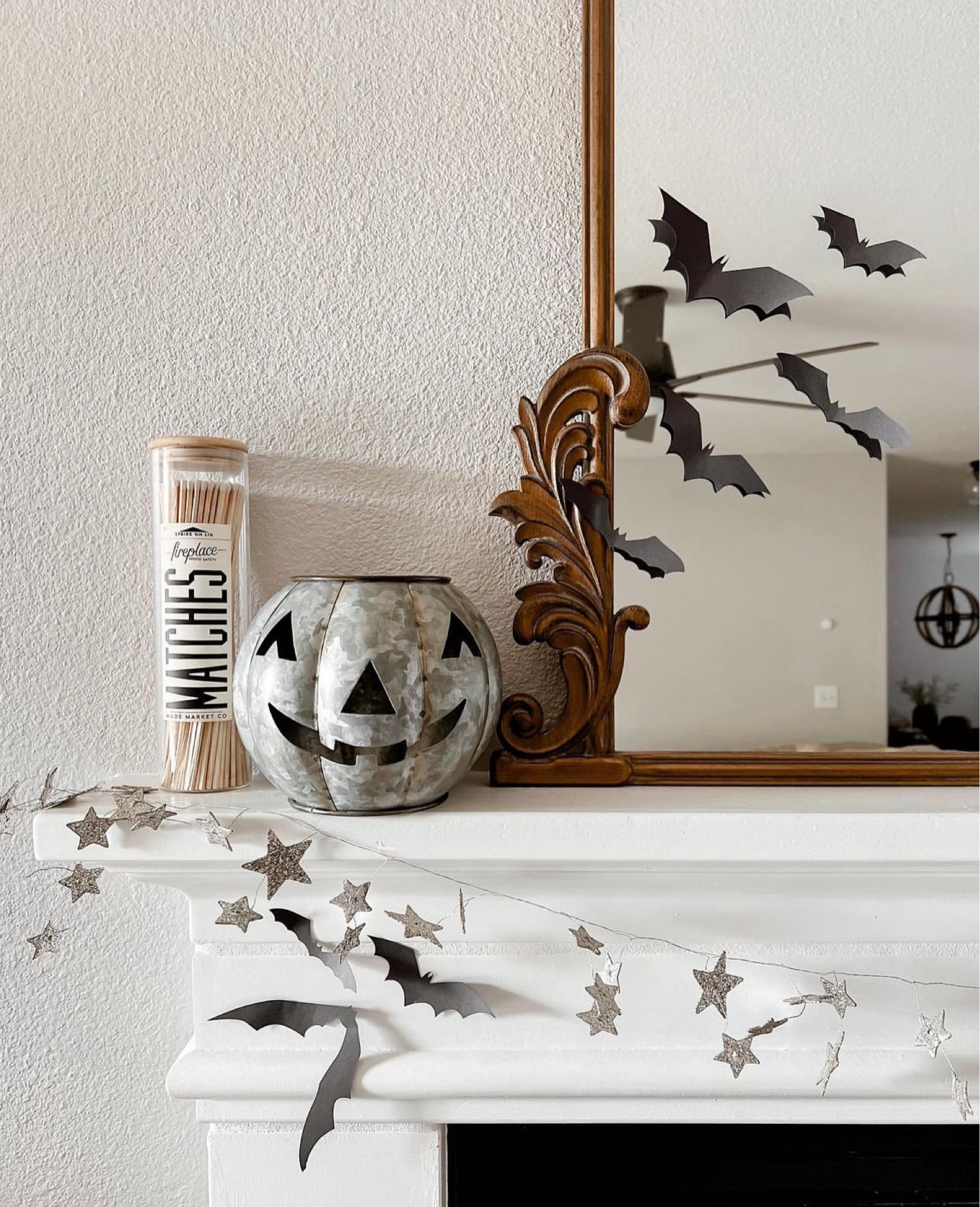 Halloween Home Decor 
Pumpkins
Jackolantern 
Fireplace
Mantle decor

#LTKFind #LTKSeasonal #LTKhome