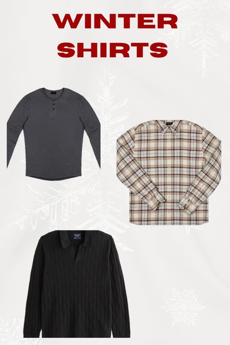 Four Winter Shirts For Men 

#LTKSeasonal