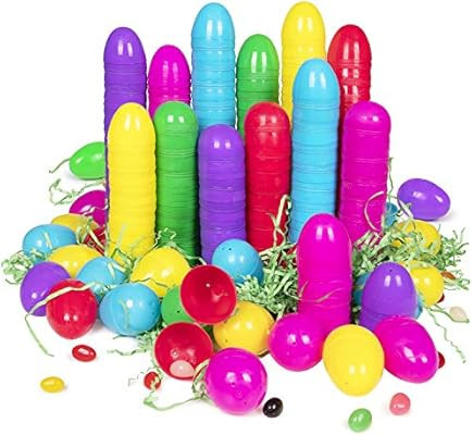 Amazon.com: Giraffe - Easter Eggs (150-Pack) Plastic Easter Eggs Assortment-2.50" Bright Colors E... | Amazon (US)