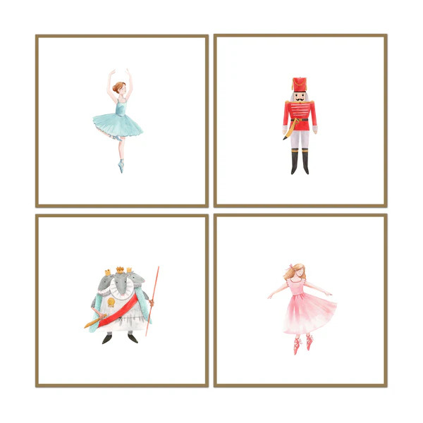 Nutcracker Set of 4 | Urban Garden Prints