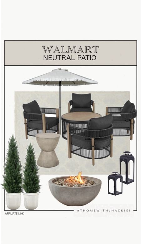 Walmart finds, patio, backyard, spring porch, deck, outdoor furniture, umbrella, plants, pot, lanterns, fire pit, outdoor rug., accent table, side table, area rug, outdoor living, viral Walmart finds 

#LTKStyleTip #LTKHome