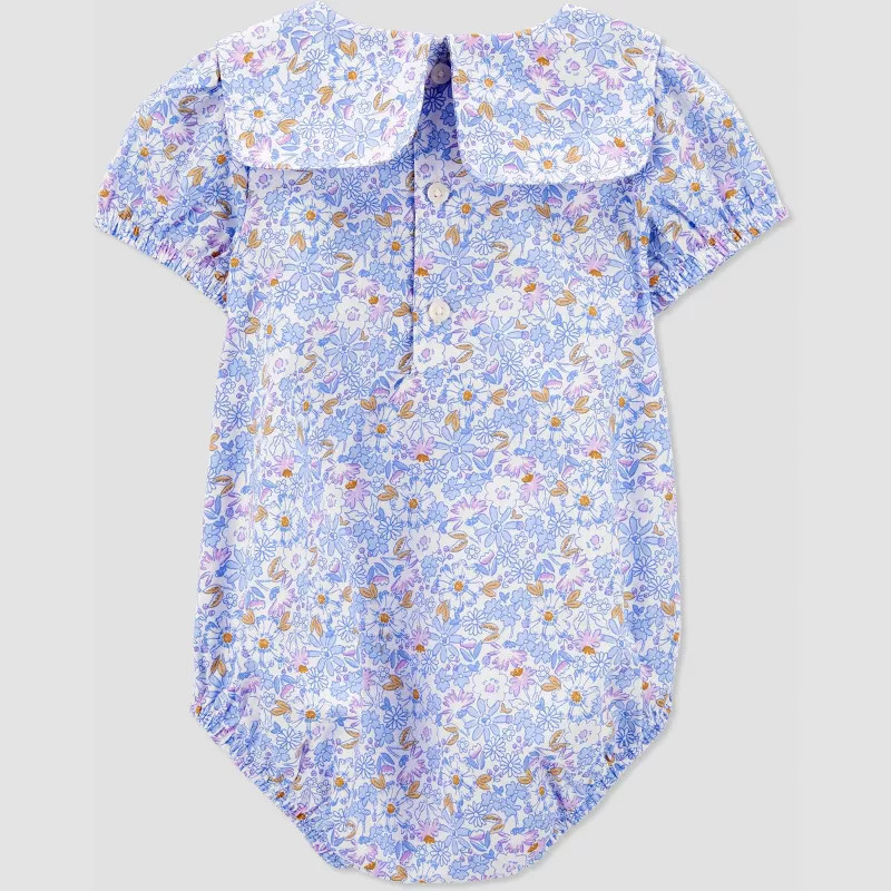 Carter's Just One You® Baby Girls' Floral Bubble Top & Bottom Set - Purple | Target