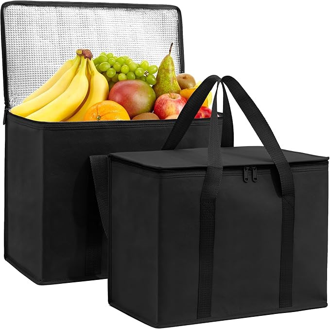Carrywell (Not Made In China) Insulated Reusable Grocery Bags, Catering and Delivery Bag For Hot ... | Amazon (US)