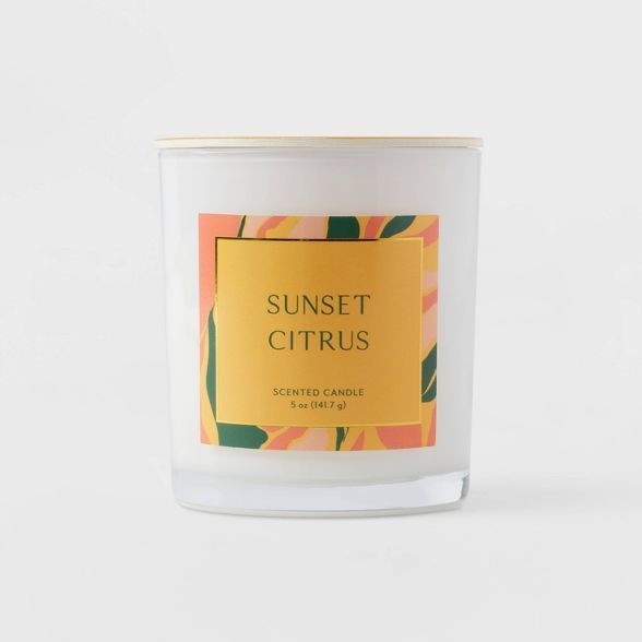 5oz Glass Jar Sunset Citrus Candle - Opalhouse™ | Target