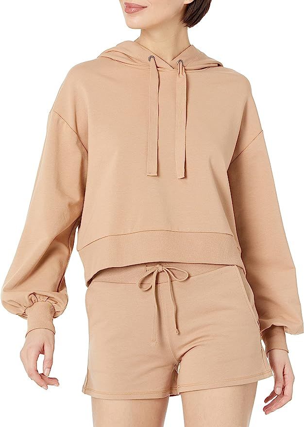 The Drop Women's Mayla Supersoft Stretch Cropped Hoodie | Amazon (US)