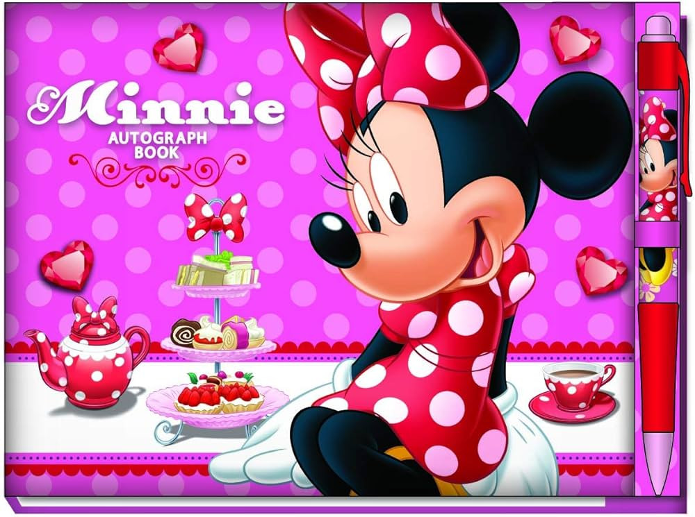 Disney 85972 Minnie Mouse Deluxe Autograph Book with Pen | Amazon (US)