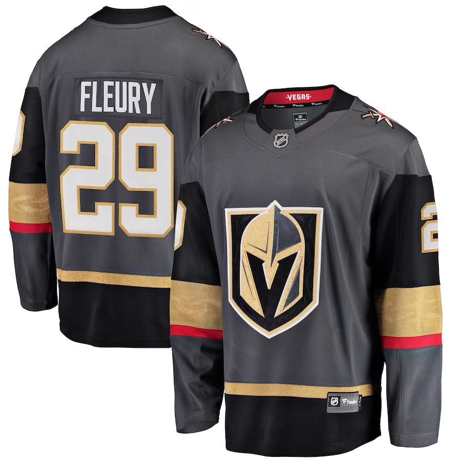 Men's Vegas Golden Knights Marc-Andre Fleury Fanatics Branded Black Breakaway Player Jersey | NHL Shop