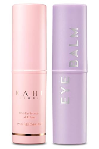 KAHI Multi Balm Max Daily Moisturizer for Face + Under Eye Balm Stick Dark Circle Defense | All-in-One Hydrating Lip Balm Eye Cream Neck Cream Make Up Base & Face Mist Moisture Balm Stick (0.30 fl oz, | Amazon (US)