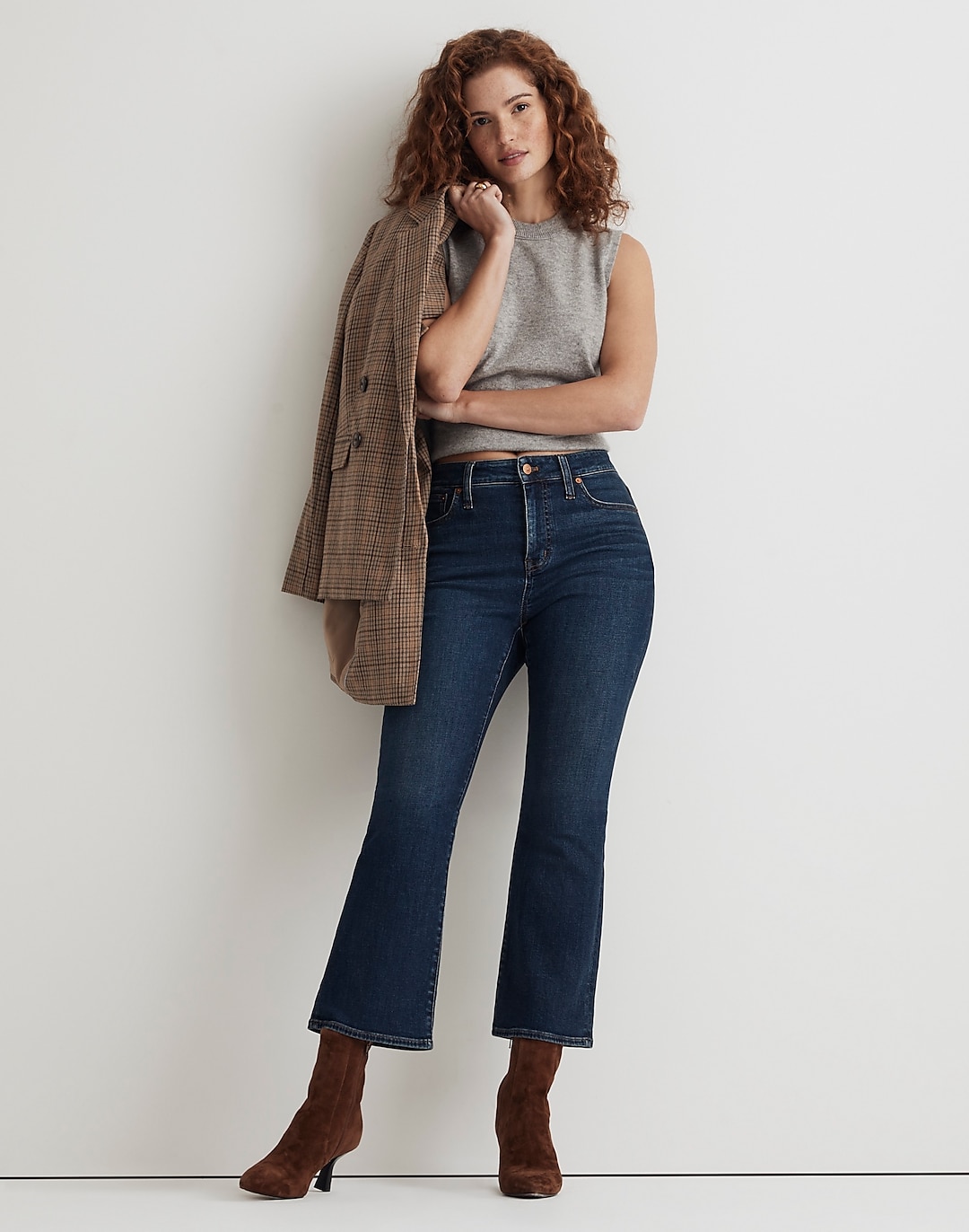 Curvy Kick Out Crop Jeans in Colleton Wash | Madewell