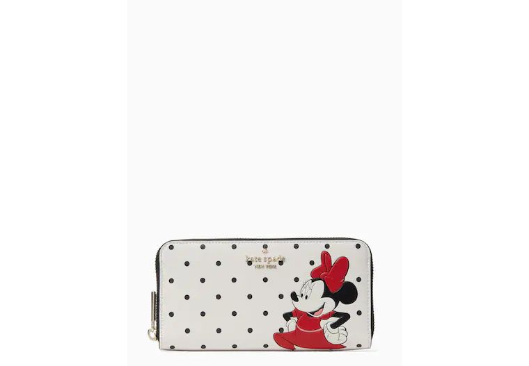 Disney X Kate Spade New York Other Minnie Mouse Large Continental Wallet | Kate Spade Outlet