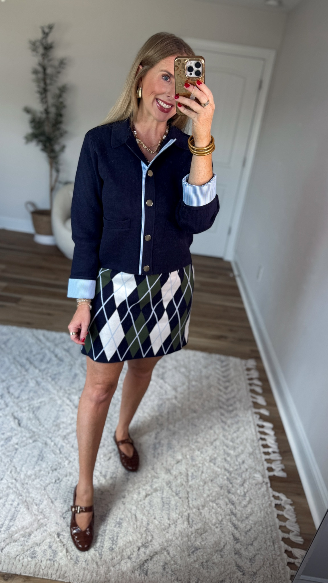 Daily try on, Walmart outfit, Walmart fashion, Walmart style, free assembly, sweater skirt, sweater jacket

#LTKootd