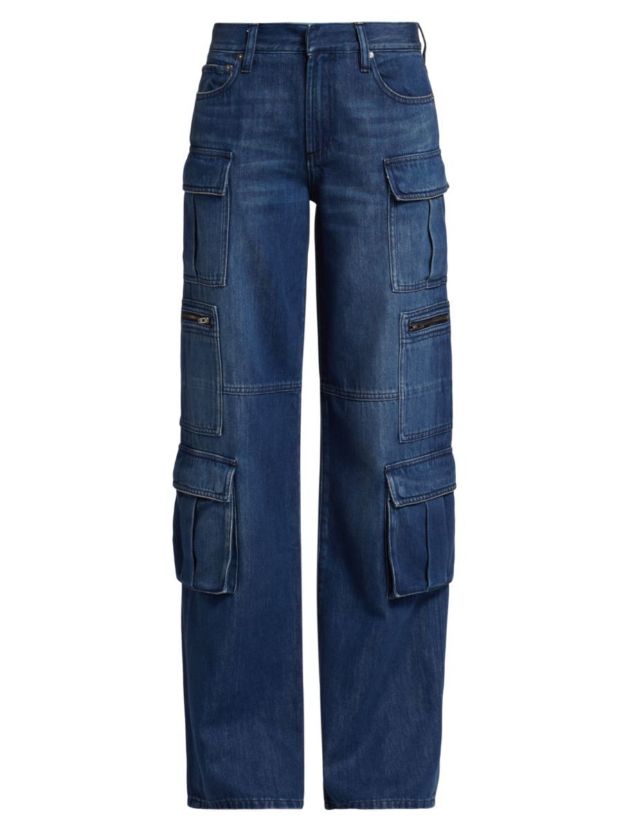 Cay Baggy Denim Cargo Jeans | Saks Fifth Avenue
