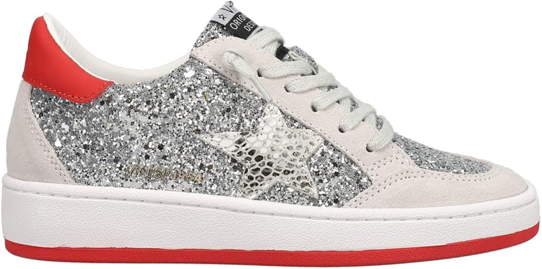 VINTAGE HAVANA Womens Denisse Lace Up Sneakers Shoes Casual - Off White | Amazon (US)